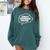 Thinker Introvert Anti Social Overthinker Comfort Colors Sweatshirt Blue Spruce