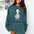 Trust Me I'm a Ducktor Doctor Sayings Graduation Comfort Colors Sweatshirt Blue Spruce