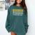 Undecided Collage Student Novelty Graduation Present Comfort Colors Sweatshirt Blue Spruce