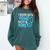 Veterinarian Vet Tech Week Graduation Thank You Birthday Comfort Colors Sweatshirt Blue Spruce