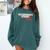 Veterinary School Graduation Class Of 2018 Comfort Colors Sweatshirt Blue Spruce