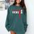 Volleyball Senior Night Volleyball Senior 2025 Graduation 5 Comfort Colors Sweatshirt Blue Spruce