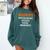 Warning Protein Intake Exceeds Social Awareness Introvert Comfort Colors Sweatshirt Blue Spruce