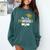 My Wife Phinished PhD Graduation Family Matching Comfort Colors Sweatshirt Blue Spruce