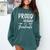 Wife's Graduation Shirt 2018 Proud Husband Of a Graduate Comfort Colors Sweatshirt Blue Spruce