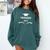 I Winged It Cosmetology Graduation Comfort Colors Sweatshirt Blue Spruce