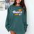 Women's Master Graduation 2026 Mastered It Master's Degree Comfort Colors Sweatshirt Blue Spruce