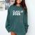Women's Senior Class Of 2026 Graduation Year High School & College Comfort Colors Sweatshirt Blue Spruce