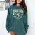 Wrestling Senior Mom The Final Match 2026 Graduation Comfort Colors Sweatshirt Blue Spruce