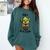 100 Book Goblin Cute Book Reader And Library Lover Comfort Colors Sweatshirt Chalky Mint