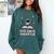 100 Days Smarter Astronaut Book 100th Day Girls Kids Women Comfort Colors Sweatshirt Chalky Mint