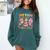 100th Day Of School Teacher 100 Days Coffee Books Comfort Colors Sweatshirt Chalky Mint