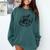 2 SIDES I Look Better Bent Over A Book Saying Quote Comfort Colors Sweatshirt Chalky Mint