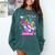 80's Baby 90's Made Me 1980s 1990s Nostalgia Retro Party Premium Tri-Blend Comfort Colors Sweatshirt Chalky Mint