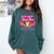 80s Fashion Girls Just Wanna Have Fun 1980s Nostalgia Comfort Colors Sweatshirt Chalky Mint