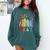 8647 Equal Rights Book Flower Trump Women Rights Feminist Comfort Colors Sweatshirt Chalky Mint