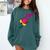 90’s Ring Retro Nostalgia Colorful Throwback Comfort Colors Sweatshirt Chalky Mint