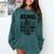 Abibliophobia Definition Book Reading Lover Fans Text Comfort Colors Sweatshirt Chalky Mint