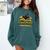 Academy Of Bookcraft Cute Wizard Cat Magic Books Comfort Colors Sweatshirt Chalky Mint
