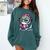 Adorable Book Lover Basilisk With Reading Glasses Cute Comfort Colors Sweatshirt Chalky Mint