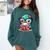 Adorable Book Lover Humming Bird With Reading Glasses Cute Comfort Colors Sweatshirt Chalky Mint