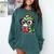Adorable Book Lover Iguana With Reading Glasses Cute Comfort Colors Sweatshirt Chalky Mint