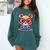 Adorable Book Lover Quokka With Reading Glasses Cute Comfort Colors Sweatshirt Chalky Mint