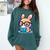 Adorable Book Lover Rabbit With Reading Glasses Cute Premium Comfort Colors Sweatshirt Chalky Mint Adorable Book Lover Rabbit With Reading Glasses Cute Premium Comfort Colors Sweatshirt Chalky Mint