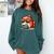 Adorable Book Lover Salmon With Reading Glasses Cute Comfort Colors Sweatshirt Chalky Mint