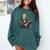 Alexander Hamilton Reading A Book Comfort Colors Sweatshirt Chalky Mint