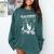 Alien Abduction UFO Lovers Comic Book Style Shirt Comfort Colors Sweatshirt Chalky Mint