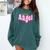 Angel Y2k Aesthetic 2000s Millennial Nostalgia Retro Pink Comfort Colors Sweatshirt Chalky Mint