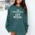 Theater Off Book Musical Theatre Book Lovers Comfort Colors Sweatshirt Chalky Mint