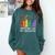 Awesome Like My Daughter Books Floral Proud Mom Women Comfort Colors Sweatshirt Chalky Mint