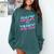 Back To Tapes Retro Cassette Mixtape 80s Nostalgia Comfort Colors Sweatshirt Chalky Mint