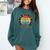 Im With The Banned Book Readers Retro Librarians Teachers Comfort Colors Sweatshirt Chalky Mint