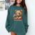 Bear Reading Book Glasses Library Zoo Teacher School Animal Comfort Colors Sweatshirt Chalky Mint