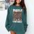 Believe In Your-Shelf Bookworm Book Shelf Reader Comfort Colors Sweatshirt Chalky Mint