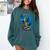 Book Lover Bookworm Reading Books Dragon Premium Tri-Blend Comfort Colors Sweatshirt Chalky Mint