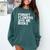 Book Lover Forget Flowers Give Me Books Comfort Colors Sweatshirt Chalky Mint