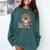 Book Lover Reading Platypus Comfort Colors Sweatshirt Chalky Mint