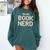 Book Nerd Retro Pixel Reading Librarian Aesthetic Comfort Colors Sweatshirt Chalky Mint