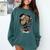 Book Reading Bookworm Book Lover Women Kids Girls Comfort Colors Sweatshirt Chalky Mint