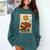 Book Reading Tarot Card The Reader Comfort Colors Sweatshirt Chalky Mint
