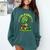 Book A Saurus Bookasaurus Dinosaur Book Girls Boys Toddler Comfort Colors Sweatshirt Chalky Mint