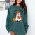 Book Worm Halloween Costume For Book Lovers Comfort Colors Sweatshirt Chalky Mint