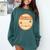 Booked & Unbothered Book Lover Tee Comfort Colors Sweatshirt Chalky Mint