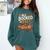All Booked For Fall Pumpkin Books Thanksgiving Autumn Leaves Comfort Colors Sweatshirt Chalky Mint