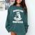 Booked And Unbothered Cat Reading Book Lovers Comfort Colors Sweatshirt Chalky Mint