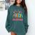 All Booked For Valentines Book Lover Valentine's Day Comfort Colors Sweatshirt Chalky Mint